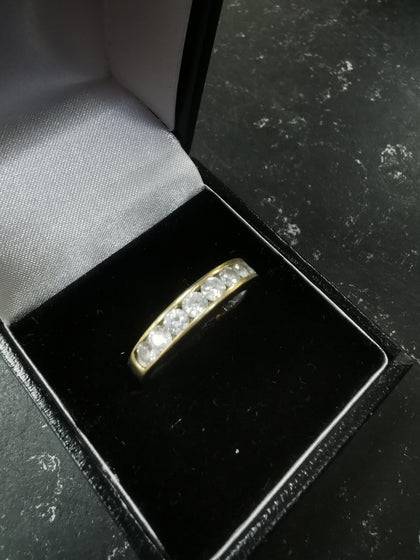 9K Gold Ring, Hallmarked 375 and Tested, 2.76G, Size: P.