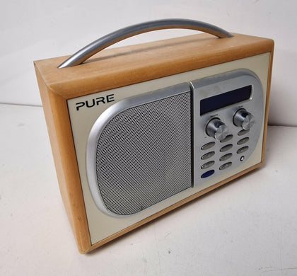 Pure Evoke 1s Dab Digital Radio Wooden Teak Case ** Collection Only **.