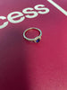 SPARKLING BLUE ELEVATED HEART RING PANDORA UNBOXED