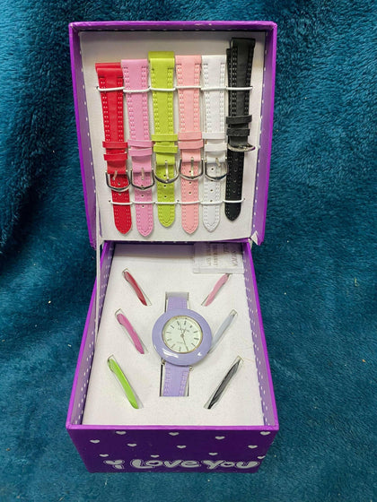 Geneva Ladies/Girls Watch Set.