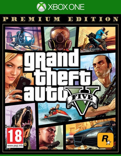 Xbox One Grand Theft Auto V Premium Edition.