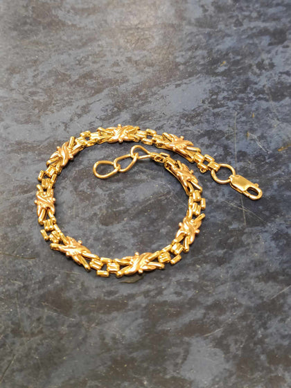 9ct Gold Bracelet 9.1g (8'').
