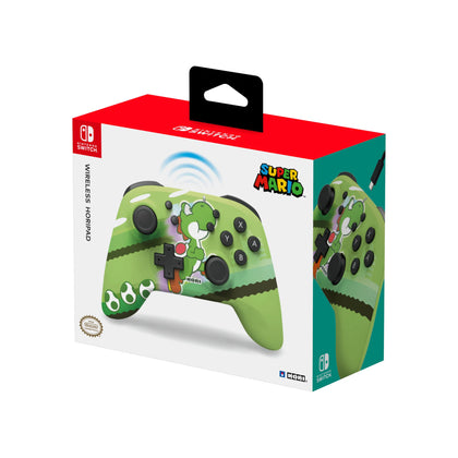 HORI- Wireless Horipad (Yoshi) For Nintendo Switch NEW.