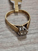 9CT Gold Ring 3.4g w/stone (Size N)