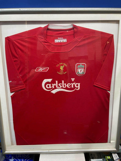 Framed Liverpool Shirt.