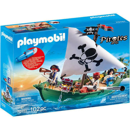 Playmobil 70151 Pirate Ship with Underwater Motor.