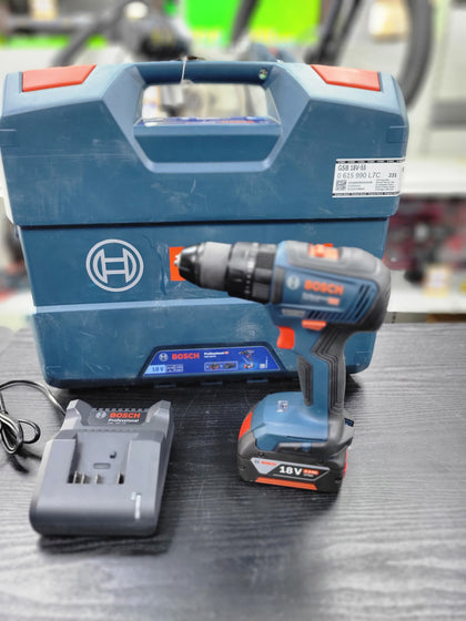 Bosch GSB 18V-55 18V Brushless Combi Drill Driver - 1x 4.0ah Battery 1x Charger **USED ONCE**.