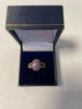 9CT GOLDRING WITH PURPLE STONE