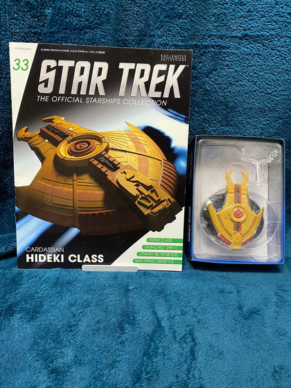 Star Trek - The Official Starships Collection - HIDEKI CLASS model & magazine.