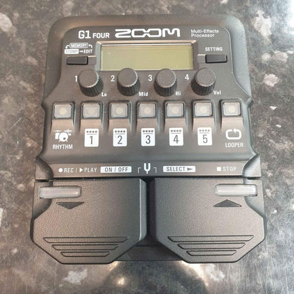 Zoom G1 Four Guitar Multi Effects Pedal.