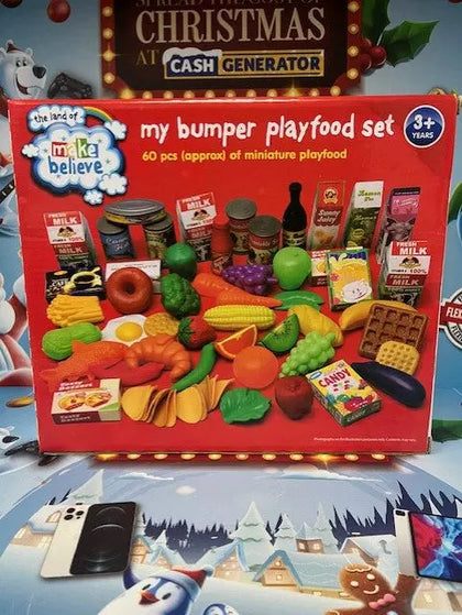 MY BUMBER PLAYFOOD SET 60 PCS APPROX 3+ **BOXED**.