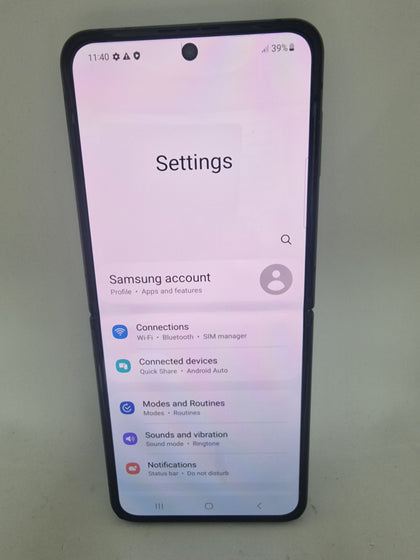 Samsung Galaxy Z Flip4 5G 256GB - Graphite UNBOXED.