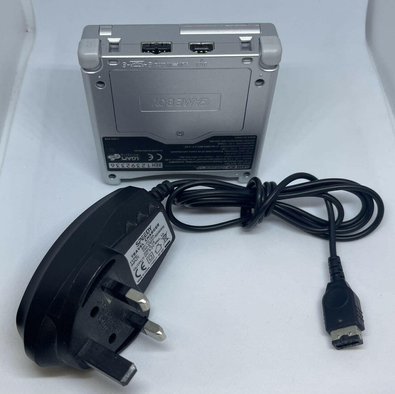 Nintendo Game Boy Advance SP Silver Console - AGS-001