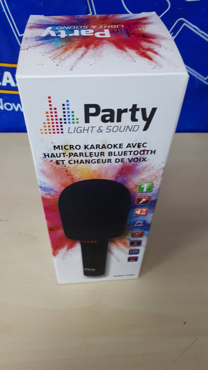 Ibiza Light KAMIC-STAR Microphone With Bluetooth Speaker.