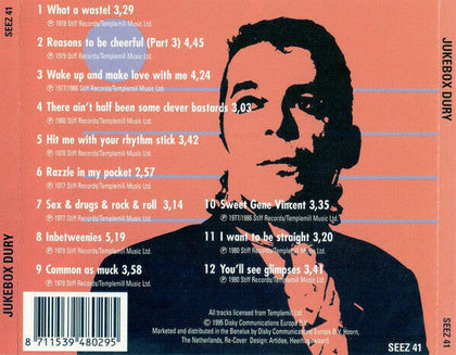 Ian Dury And The Blockheads – Jukebox Dury.